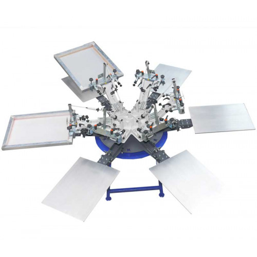 РУЧНОЙ СТАНОК КАРУСЕЛЬНОГО ТИПА SCHULZE TEXIPRINT KN 6/6